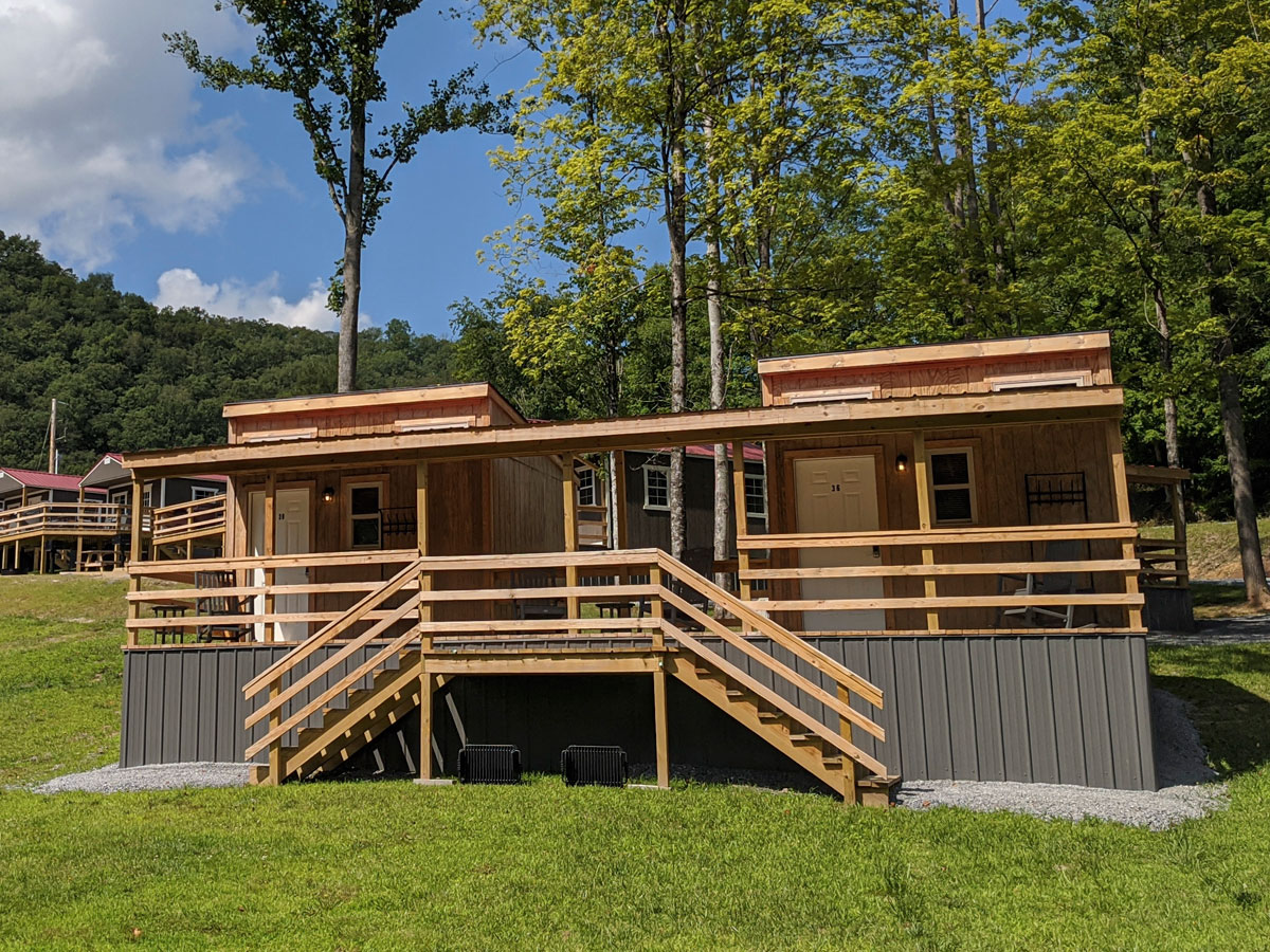 small riverfront cabin near hatfield mccoy trails